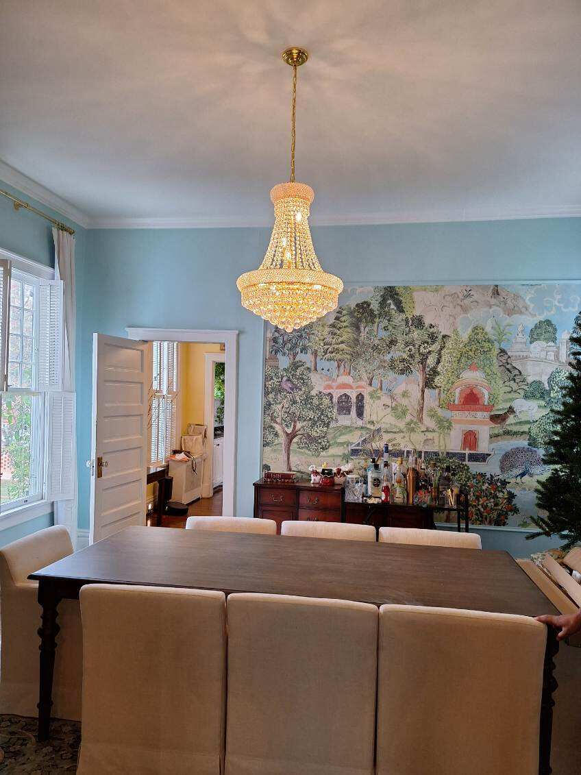 Ceiling Mounted Crystal Chandelier Ceiling Mounted Crystal Chandelier